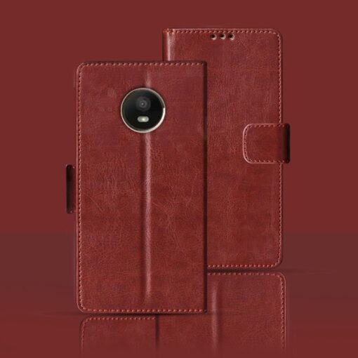 Moto E4 flip cover | XT1766 flip cover | Brown