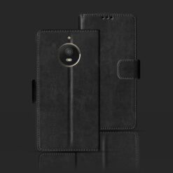 Moto E4 Plus foloding cover | XT176 foloding cover | Black