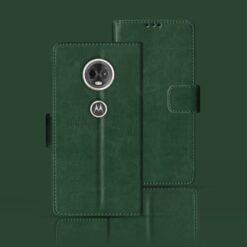 Moto E5 Plus flip case | E5 Plus flip case | Green