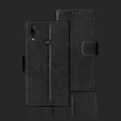 Moto E6s foloding cover | XT2053 foloding cover | Black