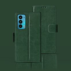 Moto Edge 20 flip case | Edge 20 flip case | Green