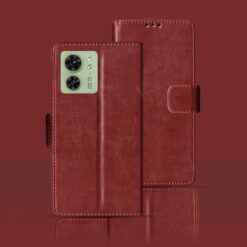 Moto Edge 40 5G flip cover | PAY40028IN flip cover | Brown