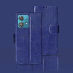 Moto Edge 40 Neo 5G Pouch cover | PAYJ0001IN Pouch cover | Blue