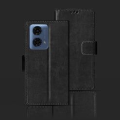 Moto G24 Power foloding cover | PB1C0000IN foloding cover | Black