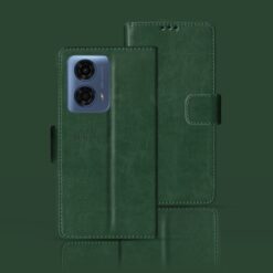 Moto G24 Power flip case | PB1C0000IN flip case | Green