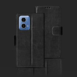 Moto G34 5G foloding cover | PB1V0005IN foloding cover | Black