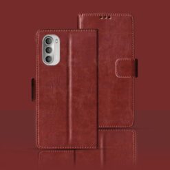 Moto G51 5G flip cover | PAS80007IN flip cover | Brown