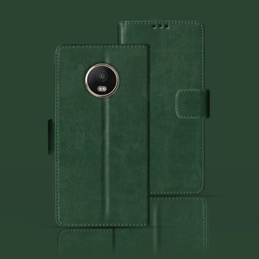 Moto G5s flip case | XT1793 flip case | Green