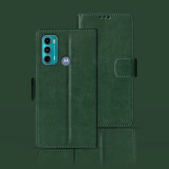Moto G60 flip case | PANB0001IN flip case | Green