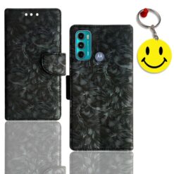 Moto G60 flip cover | PANB0001IN flip cover | Free Smiley Keychain | ND_08