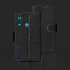 Moto G8 Power Lite foloding cover | XT2055-2 foloding cover | Black