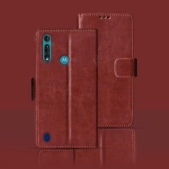 Moto G8 Power Lite flip cover | XT2055-2 flip cover | Brown