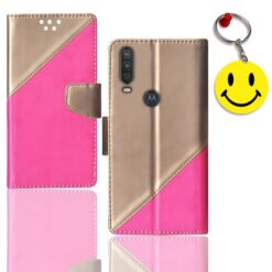 Moto One Action flip case | XT2013-1 flip case | Free Smiley Keychain | ND_09