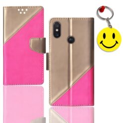 Moto One Power flip case | P30 Note flip case | Free Smiley Keychain | ND_09