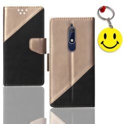 Nokia 5.1 folding cover | TA-1075 folding cover | Free Smiley Keychain | ND_10