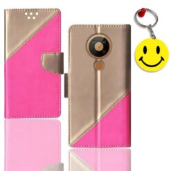Nokia 5.3 flip case | TA-1234 flip case | Free Smiley Keychain | ND_09