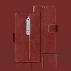 Nokia 6.1 flip cover | TA-1043 flip cover | Brown