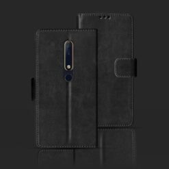 Nokia 6.1 Plus foloding cover | TA-1083 foloding cover | Black