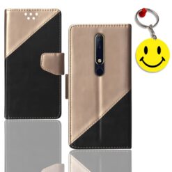 Nokia 6.1 Plus folding cover | TA-1083 folding cover | Free Smiley Keychain | ND_10