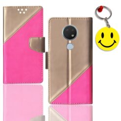 Nokia 6.2 flip case | TA-1200 flip case | Free Smiley Keychain | ND_09