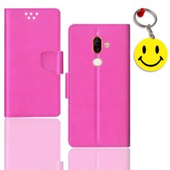 Nokia 7 Plus flip cover for girl | TA-1041 flip cover for girl | Free Smiley Keychain | ND_12