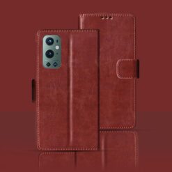 ONE PLUS 9 PRO flip cover | LE2121 flip cover | Brown