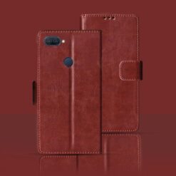 OPPO A12 flip cover | CPH2083 flip cover | Brown
