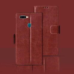 OPPO A5S flip cover | CPH1909 flip cover | Brown