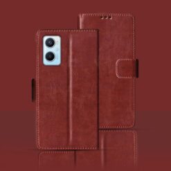 OPPO A76 flip cover | CPH2375 flip cover | Brown