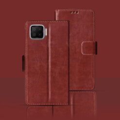 OPPO F17 flip cover | CPH2095 flip cover | Brown