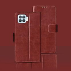 OPPO F17 PRO flip cover | CPH2119 flip cover | Brown