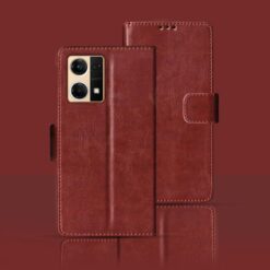 OPPO F21 Pro 4G flip cover | CPH2363 flip cover | Brown