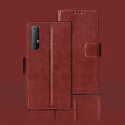 OPPO RENO 3 PRO flip cover | CPH2035 flip cover | Brown