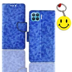 OPPO RENO 4 LITE phone flip cover | CPH2125 phone flip cover | Free Smiley Keychain | ND_07