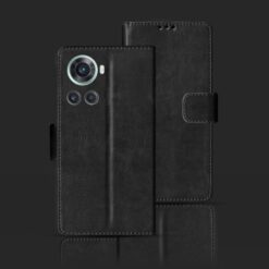 One Plus 10r foloding cover | CPH2411 foloding cover | Black