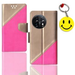 OnePlus 11 flip case | PHB110 flip case | Free Smiley Keychain | ND_09