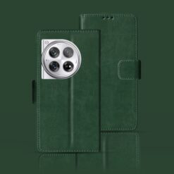 One Plus 12 5G flip case | CPH2573 flip case | Green