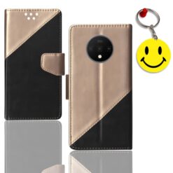 OnePlus 7T folding cover | HD1901 folding cover | Free Smiley Keychain | ND_10