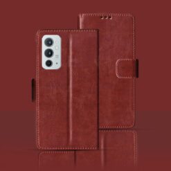 One Plus 9RT flip cover | MT2110 flip cover | Brown