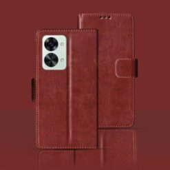 One Plus Nord 2T flip cover | CPH2399 flip cover | Brown