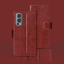 One Plus Nord 2 5G flip cover | IV2201 flip cover | Brown
