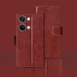 One Plus Nord 3 5G flip cover | CPH2491 flip cover | Brown