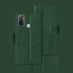 Oppo A53 flip case | CPH2127 flip case | Green