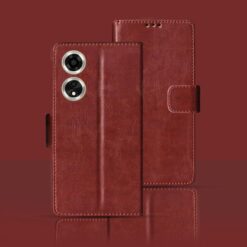 Oppo A59 5G flip cover | CPH2617 flip cover | Brown