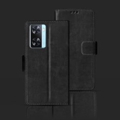 Oppo A77 5G foloding cover | CPH2339 foloding cover | Black