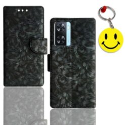 Oppo A77 5G flip cover | CPH2339 flip cover | Free Smiley Keychain | ND_08
