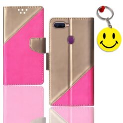 Oppo F9 Pro flip case | CPH1823 flip case | Free Smiley Keychain | ND_09
