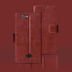 Oppo Neo 5 flip cover | 1201 flip cover | Brown
