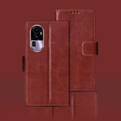 Oppo Reno 10 Pro Plus flip cover | PHU110 flip cover | Brown