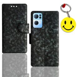 Oppo Reno 7 Pro flip cover | CPH2293 flip cover | Free Smiley Keychain | ND_08